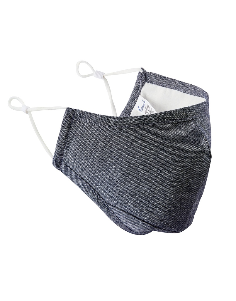 Masque Tissu PREMIER indigo bleu jeans (1p.)