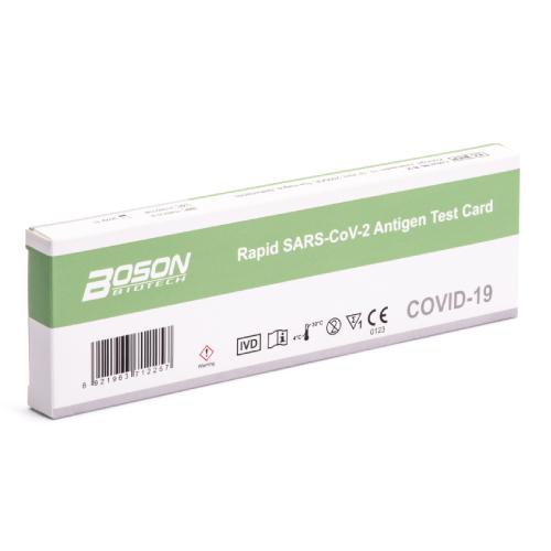 [4415-527] Autotests rapides SARS-CoV-2 - BOSON - Emballage individuel - Prélèvement nasal (25 kits)