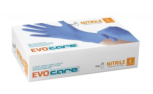 Gants Nitrile bleus - GLINE (100p.)