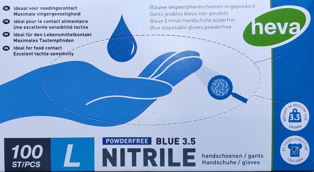 Gants Nitrile HEVA (100p.)